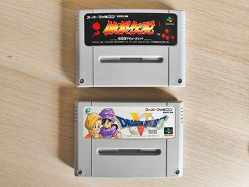 Dragon Quest 5 & Garou Densetsu Fatal Fury JAP SNES beschikbaar voor biedingen
