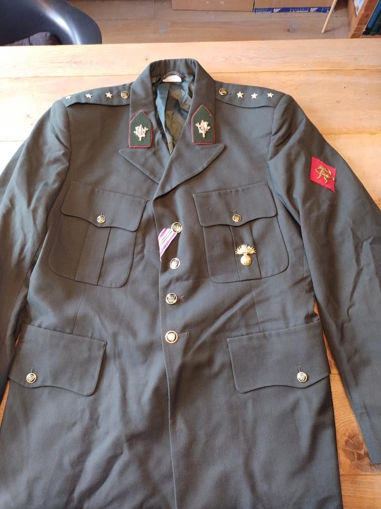 Leger jas 4 Maat L, Maat 52/54 (L), Ophalen of Verzenden, Zo goed als nieuw, Kleding