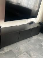 Mooi zwart tv meubel, Ophalen of Verzenden, Zo goed als nieuw, 25 tot 50 cm, Minder dan 100 cm