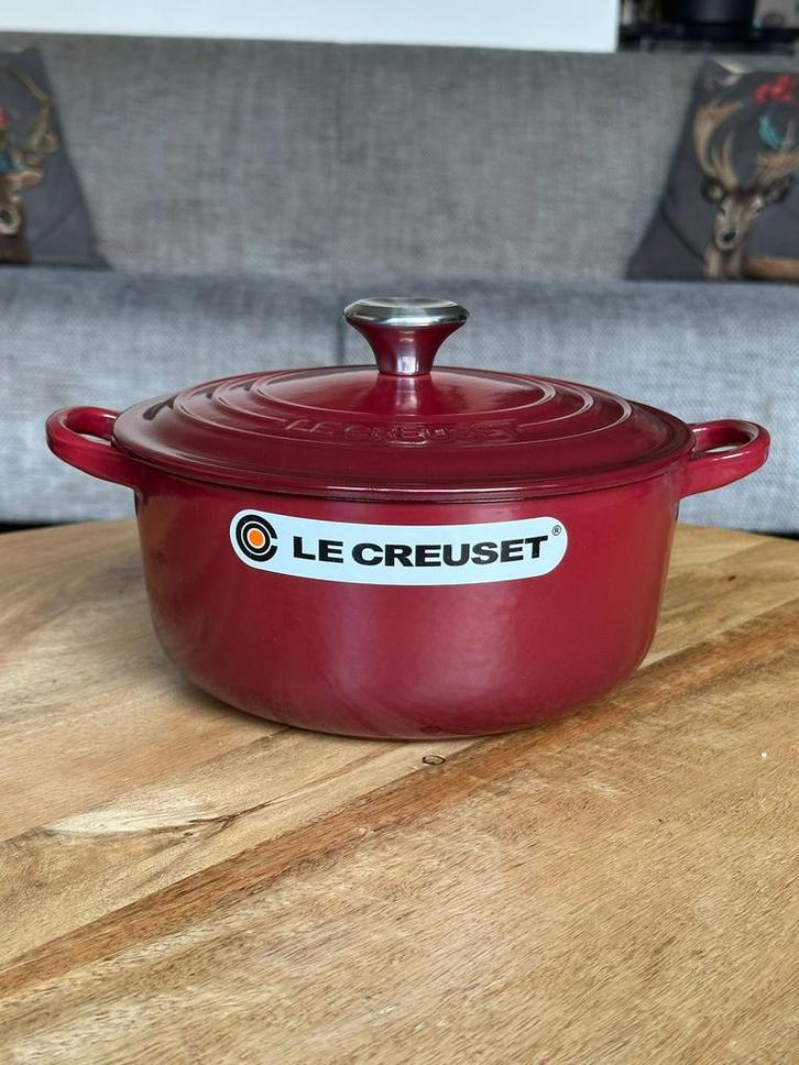 Le Creuset gietijzeren braadpan 20 cm – Rhône, Huis en Inrichting, Keuken | Potten en Pannen, Nieuw, Koekenpan of Braadpan, Gietijzer