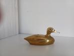 Messing Eend Decoratie - 13cm Breed, Ophalen of Verzenden, Koper