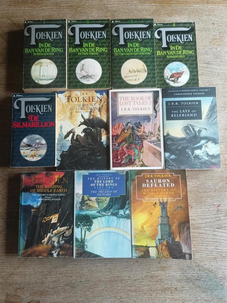 J.R.R. Tolkien - Midden-aarde Collectie (10 Boeken), Boeken, Science fiction, Ophalen of Verzenden