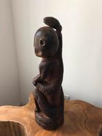 Oost-Timorees houten beeld met slang, Antiek en Kunst, Kunst | Beelden en Houtsnijwerken, Ophalen of Verzenden