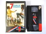 7 Hours of Violence - Best Video - ex rental vhs, Cd's en Dvd's, VHS | Film, Vanaf 16 jaar, Verzenden, Gebruikt, Actie en Avontuur