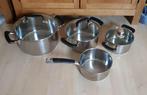 Tefal pannenset, Huis en Inrichting, Keuken | Potten en Pannen, Ophalen, Gebruikt, Rvs, Pannenset