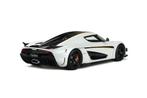 GT Spirit 1/18 Koenigsegg Regera 2018 wit GT391, Ophalen of Verzenden, Zo goed als nieuw, Auto, Overige merken
