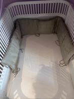 Luxe Linnen Bedomrander | French Grey | The Archive Store, Ophalen, Zo goed als nieuw, Klamboe