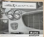 Lancia Flavia 1961auto analyse autofolder/brochure, Verzenden, Gelezen, Overige merken