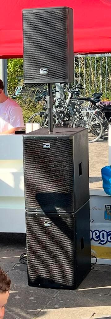 Solton Aart 3000 set actief speakers 4x sub, 2x top HK,EV,dB, Audio, Tv en Foto, Luidsprekers, Gebruikt, 120 watt of meer, Overige merken