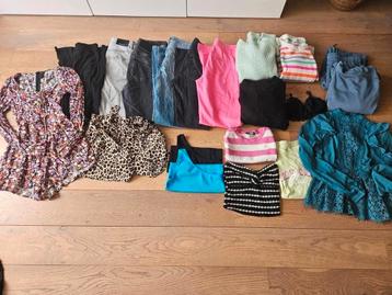 Kledingpakket maat XS 20-delig met nieuwe broeken en blouse beschikbaar voor biedingen