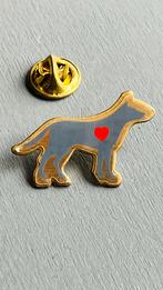 Honden Pin met Hartje, Verzamelen, Speldjes, Pins en Buttons, Ophalen of Verzenden, Zo goed als nieuw, Dier of Natuur, Speldje of Pin