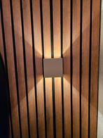 Wandlamp taupe Rietveld (10x10x10), Huis en Inrichting, Lampen | Wandlampen, Ophalen of Verzenden, Zo goed als nieuw