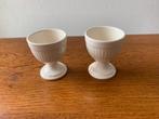 2  "Wedgwood Edme Plain"  'Eierdopjes'  Nieuw, Overige typen, Nieuw, Ophalen of Verzenden, Overige stijlen