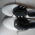 Adidas wit leren golfschoenen 42,5, Kleding | Heren, Sportkleding, Wit, Overige typen, Ophalen of Verzenden, Gedragen
