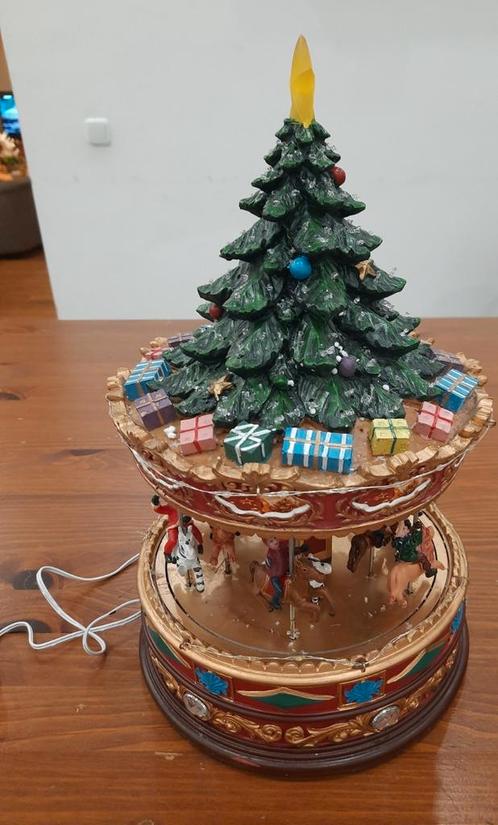 Intratuin caroussel boom 22x35, Diversen, Kerst, Gebruikt, Ophalen of Verzenden