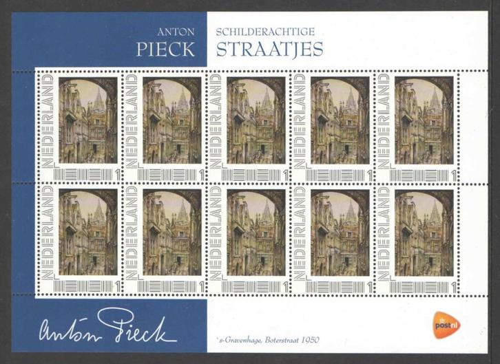 Postzegels Anton Pieck: Schilderachtige straatjes, Postzegels en Munten, Postzegels | Nederland, Postfris, Na 1940, Ophalen of Verzenden
