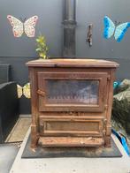HELEX HOUTKACHEL MET ROOKKANAAL, Huis en Inrichting, Kachels, Ophalen, Gebruikt, Hout, Houtkachel