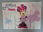 Canvas Minnie Mouse, Ophalen of Verzenden, Zo goed als nieuw, Wanddecoratie