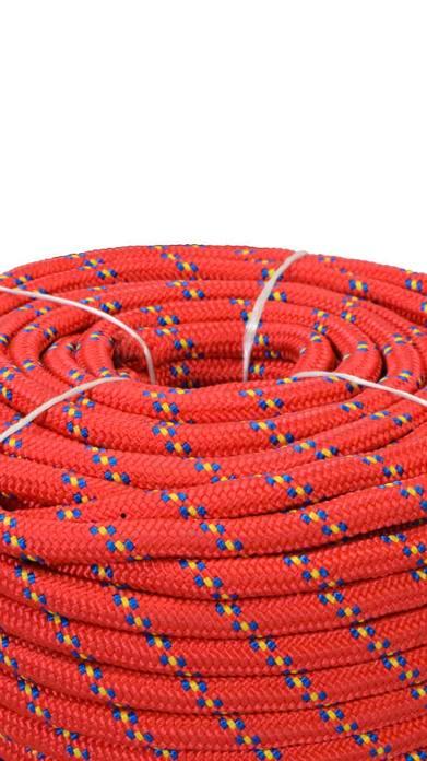 6 mm boottouw 100 meter rol NIEUW. Rood. Polypropyleen, Watersport en Boten, Accessoires en Onderhoud, Nieuw, Lijn of Blok, Ophalen of Verzenden
