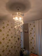 Mooie hanglamp met kristallen, Ophalen, Zo goed als nieuw, Glas, Luxe