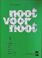 Bladmuziek Muziektheorie / Noot voor Noot deel 1, Muziek en Instrumenten, Bladmuziek, Ophalen of Verzenden, Nieuw, Les of Cursus