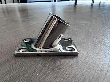 Vlaggenstokhouder RVS316 , 22mm , 60 graden hoek beschikbaar voor biedingen