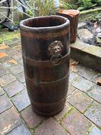Houten Paraplubak met Leeuwenkop, Ophalen, Gebruikt, Hout