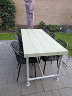 Steigerhouten tuintafel, Ophalen, Zo goed als nieuw, Rechthoekig, Hout