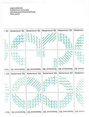 Postzegels Nederland jaarcollectie 1983 beschikbaar voor biedingen