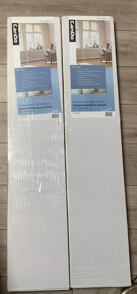 2x Cando basisset radiatorbekleding Oxford (148 x 80 cm), Doe-het-zelf en Verbouw, Verwarming en Radiatoren, Nieuw, Radiator, 30 tot 80 cm