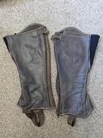 Comfortabele leren paardrij chaps voor gespierde kuiten, Dieren en Toebehoren, Paardrijkleding, Ophalen of Verzenden, Gebruikt