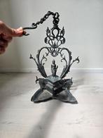 Prachtige Indonesisch Antieke tempel lamp brons., Ophalen