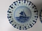 2 ERDAL Wandbordjes Delfts Blauw, Verzenden