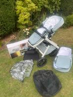 Dubatti One Combiwagen Lichtblauw Compleet, Kinderen en Baby's, Kinderwagens en Combinaties, Zo goed als nieuw, Combiwagen, Met reiswieg