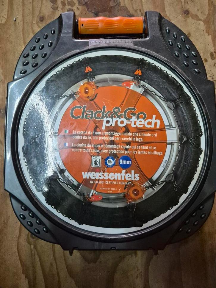 sneeuwkettingen weissenfels clack & go pro-tech zelf spanner, Auto diversen, Sneeuwkettingen, Ophalen of Verzenden