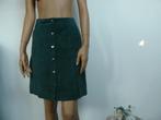 SISSY-BOY mini rok groen leer suede maat L zga NIEUW, Maat 42/44 (L), Sissy-Boy, Ophalen of Verzenden, Zo goed als nieuw