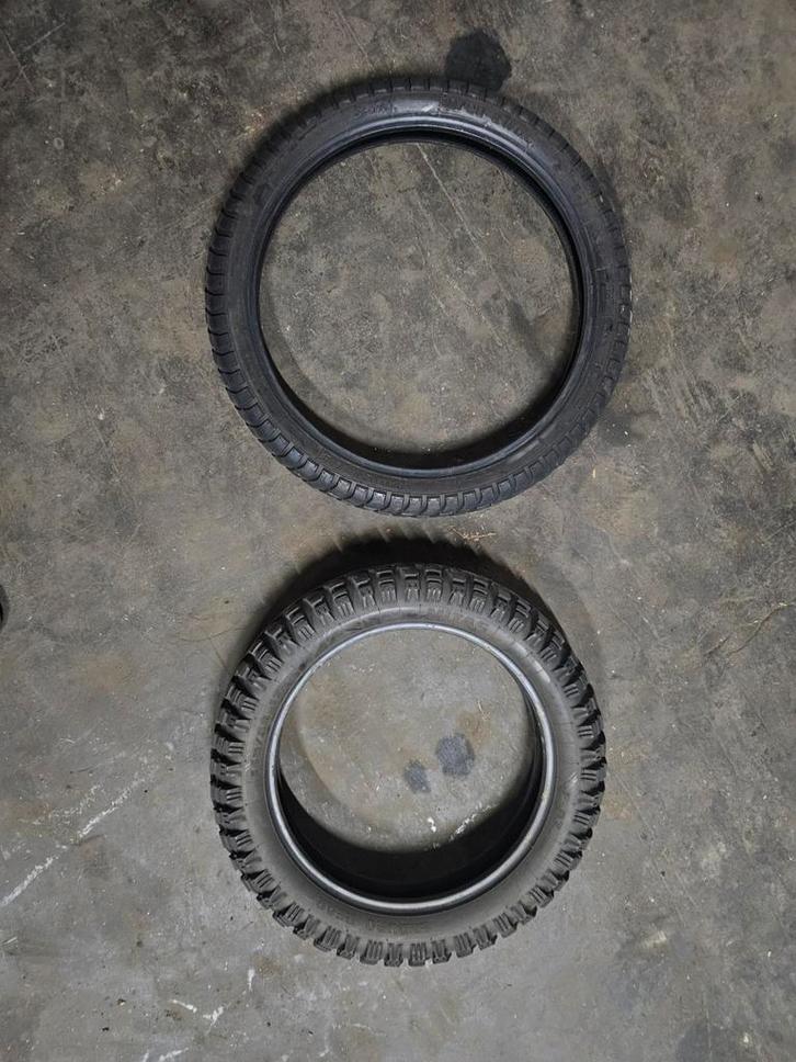 Motorbanden Mitas E-07 140/80/17 & Heidenau K60 90/90/21, Motoren, Onderdelen | Overige, Ophalen