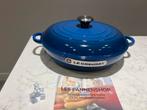 Nieuwe Le Creuset Campagnard 30 cm Marseille, Gietijzer, Nieuw, Ophalen of Verzenden, Keramische plaat