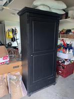 Zwarte kast, Huis en Inrichting, Ophalen, Gebruikt, Minder dan 150 cm, 25 tot 50 cm