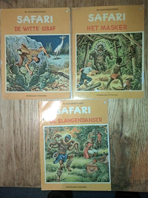 Safari 3x nr 7, 8 & 9 en 22 evt ook los te koop Vandersteen, Boeken, Stripboeken, Zo goed als nieuw, Meerdere stripboeken, Ophalen of Verzenden