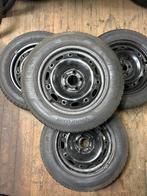 VW polo 9N Continental zomerbanden+velg 185/60/14 ##SET 40##, Auto-onderdelen, Banden en Velgen, Ophalen, 14 inch, Gebruikt, 185 mm