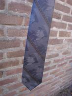 Blauwgrijze stropdas met stoer type, Met patroon, Ophalen of Verzenden, Zo goed als nieuw
