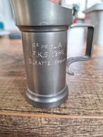 Edeltinnen maatbeker., Antiek en Kunst, Ophalen of Verzenden