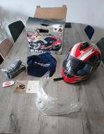 Rode Motorhelm. B-square. Maat M., Overige merken, Tweedehands, M