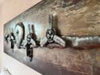 handgemaakt wanddecoratie metaal relief propeller vliegtuig, Huis en Inrichting, Ophalen, Zo goed als nieuw, 125 cm of meer, 50 tot 75 cm