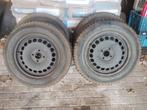 Stalen velgen met winterbanden 185/65 R15, Auto-onderdelen, Banden en Velgen, Ophalen, Gebruikt, 15 inch, Banden en Velgen