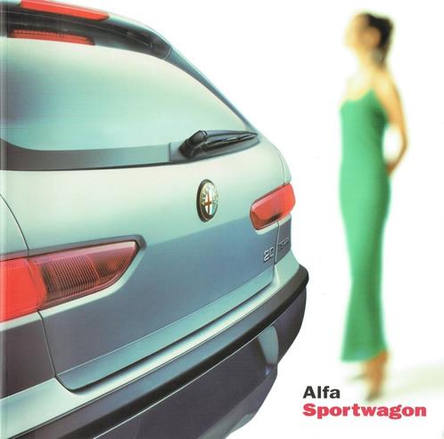 Folder Alfa Romeo 156 Sportwagen (2000), Boeken, Auto's | Folders en Tijdschriften, Gelezen, Alfa Romeo, Ophalen of Verzenden