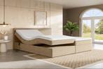 Electrische boxspring Laura, Tweepersoons, Ophalen of Verzenden, Zo goed als nieuw, 180 cm