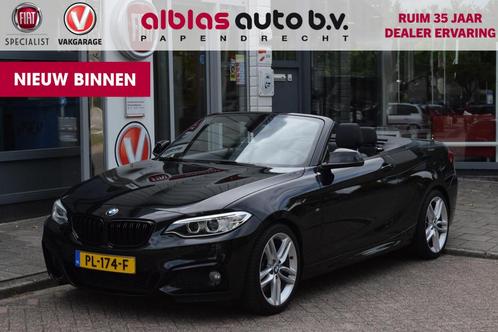 BMW 2-serie Cabrio 220i High Ex.|M-pakket|Leer|Carplay|Deale, Auto's, BMW, Bedrijf, Te koop, 2-Serie, ABS, Airbags, Airconditioning