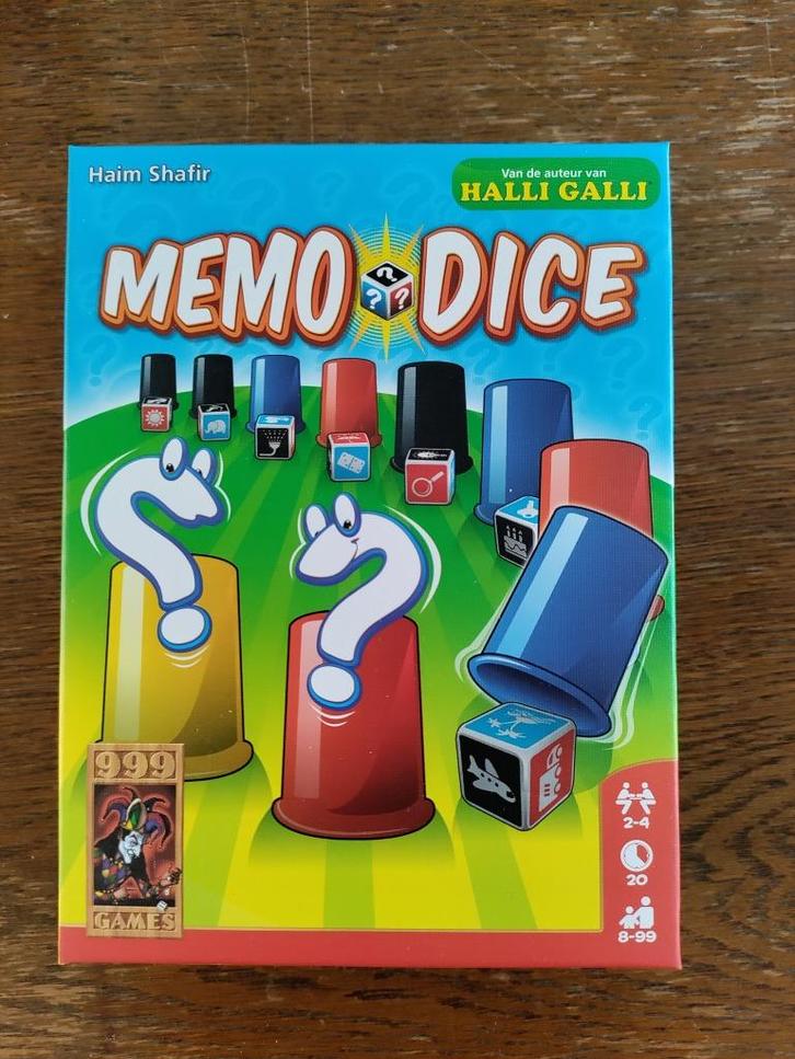 Te koop/ruil spel Memo Dice (1x gespeeld), Hobby en Vrije tijd, Gezelschapsspellen | Overige, Zo goed als nieuw, Een of twee spelers